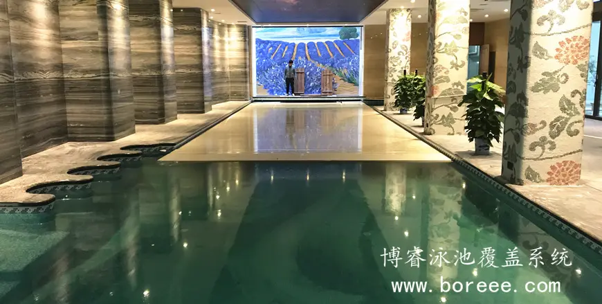 浮条泳池盖仿草皮花纹